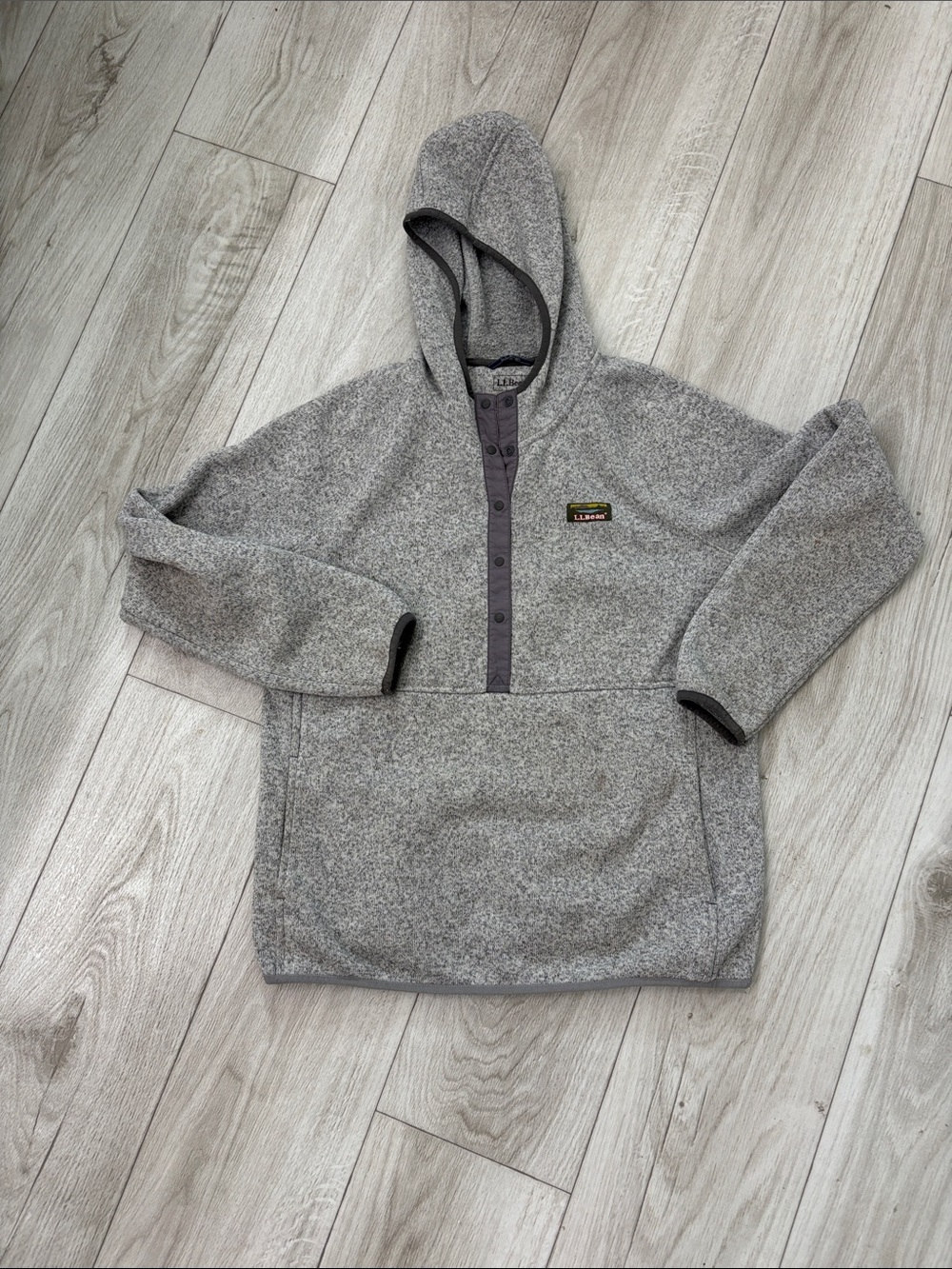 LL Bean quarter button sweater